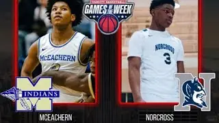 Georgia highschool basketball mceachern basketball vs norcross basketball 2025