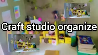 Craft studio in budget and organize 😊#@misbaworld#diy