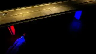 Chasing Boat at Night - Drone 4k