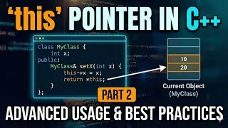 'this' pointer in C++ - part 2 | C++ Tutorial | C++ Programming