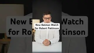 New Batman Watch for Robert Pattinson #batman #watch #watches #robertpattinson
