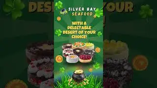 2024 St Patrick's Day promotion for Silver Bay of Simpsonville.  #food #doordash #seafood #foodreels