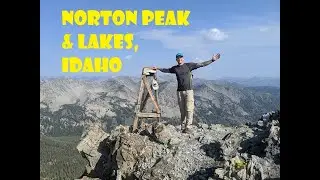 Norton Peak and surrounding lakes, Sawtooth National Forest, Idaho