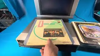 RCA Selectavision CED video disc player SJT 100 load play eject and rapid play operation
