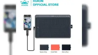 Latest Products You Must Know! HUION HS611 Drawing Tablet Battery-free Graphic Tablet Three Colors