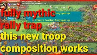 lords mobile -They thought I am weak fury target - rally trap in fury