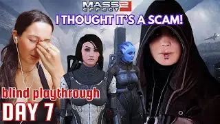 The Illusive man getting between me and my romance with Liara - Day 7 - Blind ME2 Playthrough