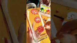 Bottle painting video || #shorts #youtube #bottlepainting #diy #fun  #youtubeshorts #shweta_ujjwala