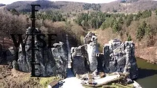 Die Externsteine aus der Luft