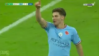 Juli&aacute;n &Aacute;lvarez Goal Celebration Manchester City vs Chelsea | EFL Cup | 4K UHD Juli&aacute;n &Aacute;lvarez Clip