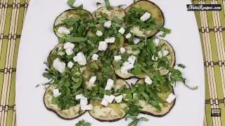 Roasted Eggplant Salad with Feta and Lemon Juice