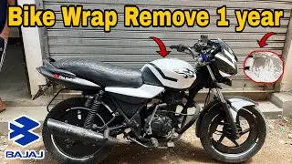Discover Bike Wrap Remove One Year 😳💥