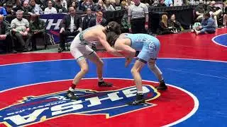 Cael Kusky Lovett vs Mason Smith East Jackson 126lbs 2025 GHSA 2A State Tournament Finals