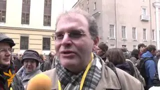 Протесты у Совета Федерации против реформы РАН