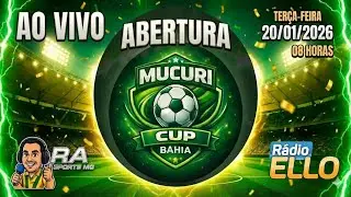MUCURI CUP 2026 | 2º DIA | TRANSMISSÃO AO VIVO  | RA SPORTS MG...