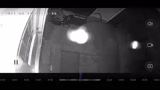 Weird Moving Orbs or shapes or ghosts caught on LAView Security Camera Night Vision