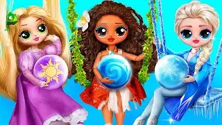 &iexcl;Moana, Rapunzel y Elsa se Convierten en Mam&aacute;s! 32 Manualidades para Princesas de Disney