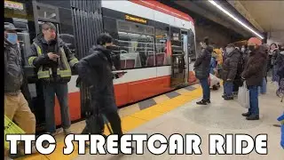 TTC 510 Streetcar Ride From Spadina Station To Union Station