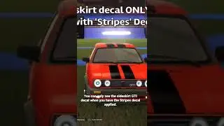 Hidden Decal on the Volkswagen Golf GTI #rocketleague #volkswagen #golfgti #rlcs #gaming