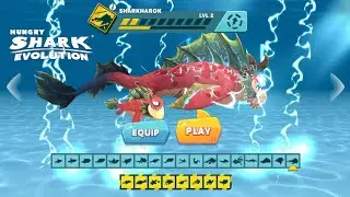 NEW SHARKNAROK UNLOCKED & SHARKNAROK GAMEPLAY - Hungry Shark Evolution