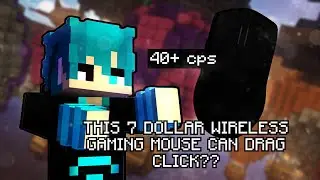 This 7$ WIRELESS Gaming Mouse Can Drag Click??? // Short Video