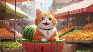 Mochu the Cat & The Flying Fish 🐟 | Funny Cat Animation | Heartwarming Short Film#viralvideo