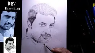 Dev ( Deepak adhikari) simple pencil drawing / easy face drawing