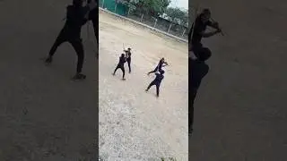 Black Squad team small practice session #silambam #trending #viral #team #sports #martialarts #like