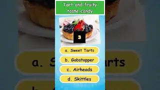 🍭 Sweet Tooth Challenge 18.2! Test Your Candy Knowledge in 6 Seconds! 🍬 | Quick Quiz Shorts #quiz