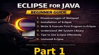 Eclipse for Java Beginners | Installation, First Program & Complete Guide  Part 1