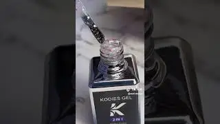 KODIES GEL Diamond Top coat no wipe.Glitter Chrome Top Coat #nails #topcoat  #nailart#nailtutorial