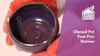 Glazed Small Pot Post Fire Review | Pottery | Create and Craft