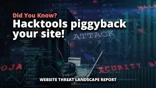 Hacktools piggyback your site! | #websitesecurity #threatreport #sucurisecurity