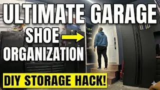 Ultimate Garage Organization: DIY Shoe Rack Install
