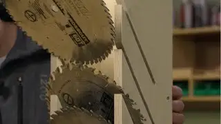 Easy-To-Build Table Saw Blade Rack