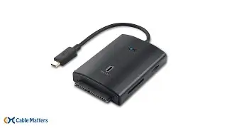 Cable Matters 10Gbps USB-C Multiport Hub with USB-A, USB-C, SD Card Reader, and SATA Drive Reader