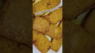 Easy Snack 😋 CRISPY Bread Stick #shorts #eveningsnacks#breadsnack #easysnack#ytshorts