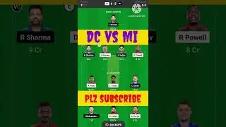 DC vs MI Dream11 Team | DC vs MI Dream11 IPL | DC vs MI Dream11 Team Today Match Prediction #ipl