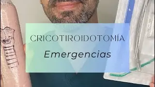 🆘CRICOTIROIDETOMIA DE EMERGENCIA 🚨