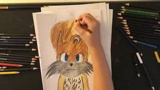 Speed Drawing Miles Tails