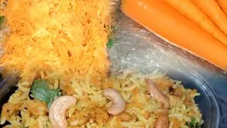Healthy carrot rice Good for eyesight, and a food that children love.