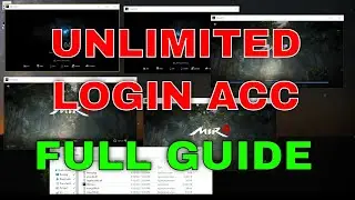 Mir4 Guide Tips - UNLIMITED LOGIN Character more than Dual / Triple Login on Windows!