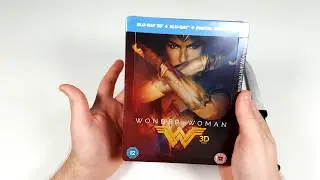Wonder Woman 3D Blu Ray Steelbook Unboxing