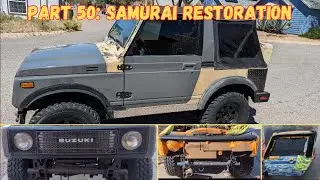 Part 50 Suzuki Samurai Wrap Door, Front End Reassembly, Door Lock Actuator Mock Up