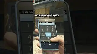 GTA 5 : Hulk Super Punch Cheat Code #shorts