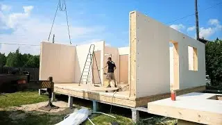 Building a Frame House in Just 3 Days | Full Step by Step Construction Process
