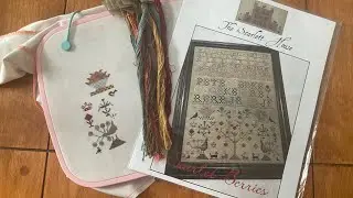 Flosstube #28.  New Year, new starts and my blessing sampler..