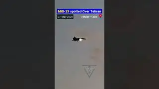 mig 29 fly on Iran sky first time #iran #tehran #mig29
