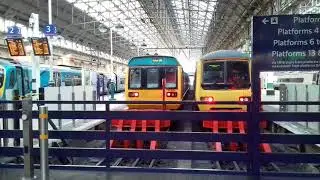 Northern Pacer Railbus departs Manchester Piccadilly