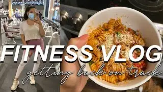 getting back on track after quarantine | working out, what I eat in a day, and healthy grocery haul